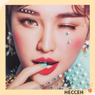 Hecceh สติกเกอร์รอยสักชั่วคราว อายแชโดว์ สติกเกอร์แต่งหน้า