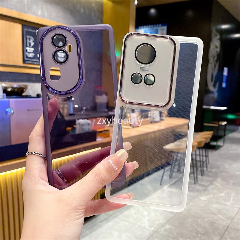 เคสโทรศัพท์มือถือ ซิลิโคนนิ่ม ใส ทรงสี่เหลี่ยม สําหรับ OPPO Reno 11 10 Pro Plus 5G 2023 Reno10 Reno10Pro 10Pro 10ProPlus 10Pro+ Reno11 11Pro Reno11Pro