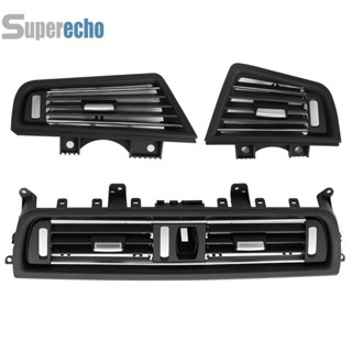 ช่องระบายอากาศ โครเมี่ยม สําหรับ BMW F10 F18 5 Series 11-17 RHD [superecho.th]