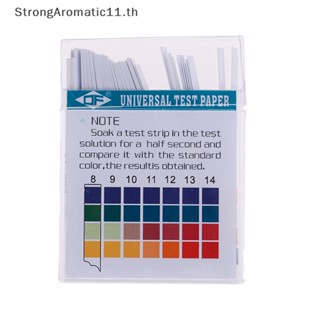 Strongaromatic แถบกระดาษลิตมัส ทดสอบค่า PH 0-14 100 ชิ้น