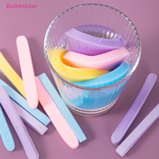 Buildvictor พัฟฟองน้ํา สําหรับทําความสะอาดผิวหน้า 10 ชิ้น