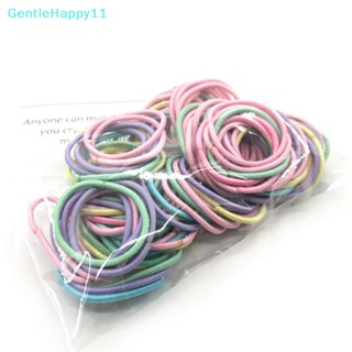 Gentlehappy ยางรัดผมไนล่อน ยืดหยุ่น หลากสี สําหรับเด็กผู้หญิง 100 ชิ้น