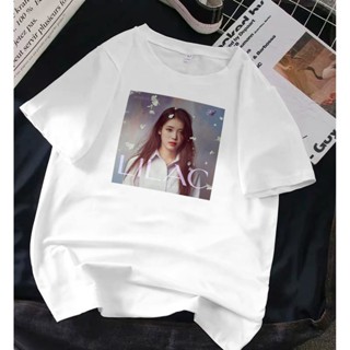 ไฟ! - เสื้อยืดโอเวอร์ไซซ์ พิมพ์ลาย IU Lilac Photo