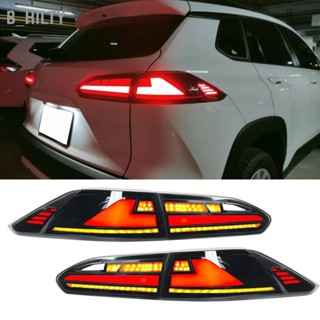 B_HILTY 2 ชุดเปลี่ยนไฟท้าย LED สำหรับ Corolla Cross 2020-2022 เริ่มต้นสัญญาณไฟเลี้ยวแบบแอนิเมชั่น