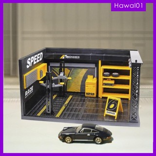 [Hawal] โมเดลรถยนต์ Diorama 1:24 ของเล่น สําหรับบ้าน ออฟฟิศ DIY