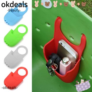 Okdeals กระเป๋าใส่โทรศัพท์มือถือ ซิลิโคน อุปกรณ์เสริม สําหรับตั้งแคมป์ เดินป่า ท่องเที่ยว