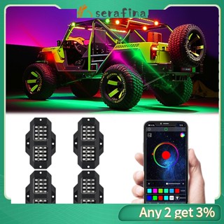 Rf ชุดไฟนีออน LED RGB กันน้ํา หลากสี สําหรับ ATV UTV SUV Off Road Auto