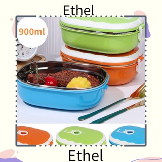 Ethel1 กล่องอุ่นอาหารกลางวัน มีฉนวนกันความร้อน สําหรับเด็ก และผู้ใหญ่