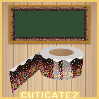 [Cuticate2] บอร์ดกระสุน ลายดาวน่ารัก 65 ฟุต สีสดใส สําหรับห้องเรียน