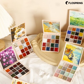 Flospring 2 กรัม x 16 ยาทาเล็บ ส่วนผสมที่ปลอดภัย สีสดใส เนื้อเรียบเนียน การเต้นของความอิ่มตัวเป็นเลิศ การแพ้ ตกแต่ง หลายรูปแบบ ครีมเจลแข็งธรรมชาติ DIY ยาทาเล็บ