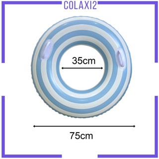 [Colaxi2] ห่วงยางว่ายน้ํา พร้อมที่จับ ของเล่นเป่าลม สําหรับผู้หญิง