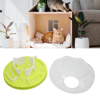 I Home Store Cat Slow Feeder Bowl ที่ถอดออกได้ปรับได้ป้องกันการเลื่อน Puzzle ชามให้อาหารช้าช้าสำหรับการฝึกแมว