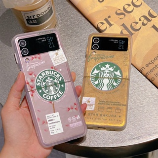 เคสโทรศัพท์มือถือแบบแข็ง ฝาพับ ลายดอกไม้ สีชมพู หรูหรา สําหรับ Samsung Galaxy Z Flip 3 4 5G Z Flip3 Flip4