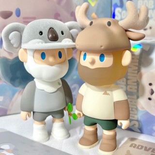 【ของแท้】ตุ๊กตาฟิกเกอร์ F.un FARMER BOB V7 Social Animal Series Blind Box เครื่องประดับ ของขวัญ