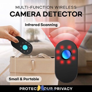 Anti-Spy Pinhole เครื่องตรวจจับกล้อง Anti-Theft Alarm Anti Candid อินฟราเรดเครื่องตรวจจับกล้อง Artifact โรงแรมในครัวเรือนสำนักงาน MOLISA MOLISA