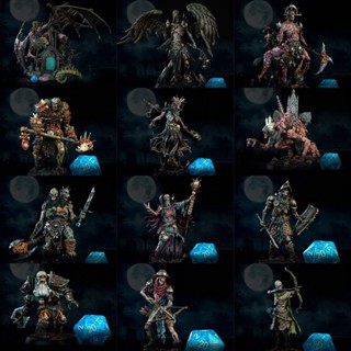 9.9 เหนื่อยมากRise of Death Army โมเดลหมากรุก 3D 12 คน 1/48 จังหวะ 5KEC