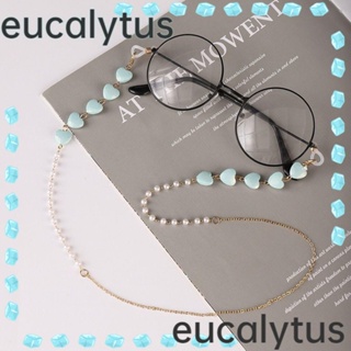 Eucalytus1 สายโซ่คล้องแว่นตาอ่านหนังสือ แฟชั่น อุปกรณ์เสริม สําหรับอ่านหนังสือ