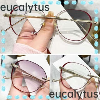 Eucalytus1 แว่นตาอ่านหนังสือ แฟชั่น สายตาสั้น ป้องกันสายตา วินเทจ กรอบเบาพิเศษ