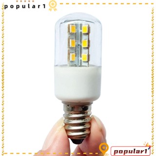 Popular หลอดไฟตู้เย็น E12 E14 ขั้วต่อหลอดไฟ LED สีขาว 110V 220V