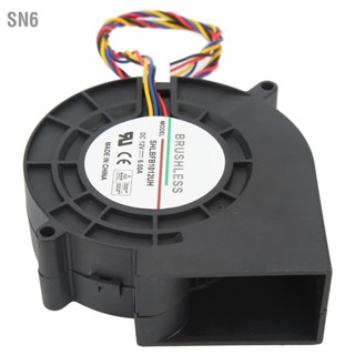  SN6 พัดลมโบลเวอร์ระบายความร้อนแบบไม่มีแปรง DC12V 6A 8300RPM 300CFM ตลับลูกปืนแบบ Dual Ball สำหรับการไหลเวียนของอากาศสูงสำหรับสถานีฐานการสื่อสาร