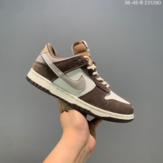 Nike5168 SB Dunk รองเท้าผ้าใบ สีขาว สีน้ําตาล สําหรับผู้ชาย ผู้หญิง