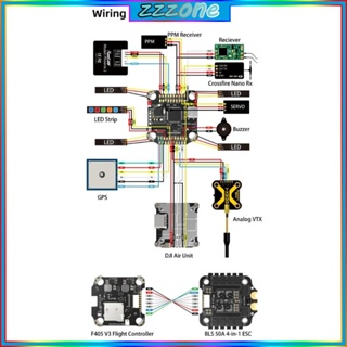 Zzz SpeedyBee F405 อุปกรณ์ควบคุมการบิน F405V3 3-6S FCESC FPV Stack BMI270