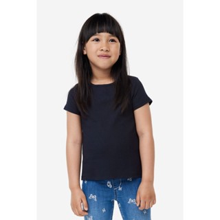 H&amp;M  Girl Ribbed cotton top 1177764_1