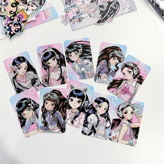 โปสการ์ดโลโม่ Kpop Idol NWJNS Bunnies The Powerpuff Girls จํานวน 10 ชิ้น ต่อชุด