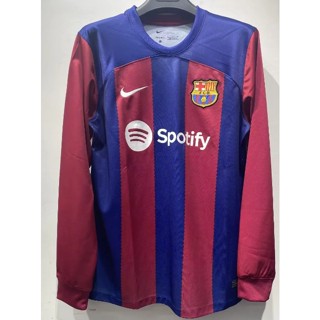 2023/24 Barcelona เสื้อเชิ้ตแขนยาว 23/24 สําหรับผู้ชาย