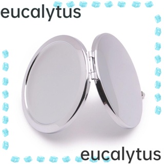 Eucalytus1 กระจกแต่งหน้า แว่นขยาย ขนาดเล็ก แบบพกพา พับได้ สะดวก มินิมอล กระจกหญิง