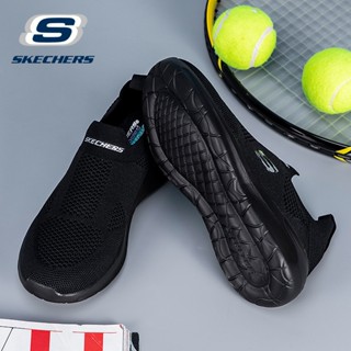 SKECHERS รองเท้ากีฬา รองเท้าสลิปออน สลิปออน ดีดกลับได้ แฟชั่นฤดูใบไม้ผลิ สําหรับผู้ชาย