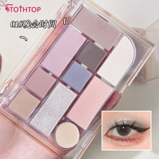 Kakashow Focus Eye Shadow Ten Color Comprehensive Facial Eye Shadow Blush Highlight Repair Multi-combined Plate [TOP]