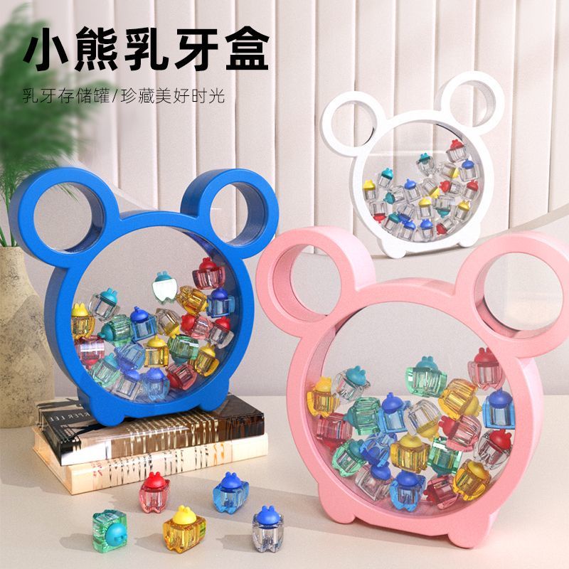 กล่องเก็บฟันน้ํานม ขนาดเล็ก ที่ระลึก พร้อมจี้ สําหรับเด็กผู้หญิง