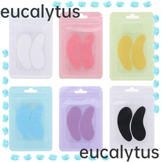 Eucalytus1 แผ่นดัดขนตา ซิลิโคน ใช้ซ้ําได้ อุปกรณ์เสริม สําหรับต่อขนตา