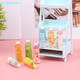 Ulove1bsby โมเดลขวดเครื่องดื่มชีสจําลอง 1:12 DIY สําหรับตกแต่งบ้านตุ๊กตา 5 ชิ้น