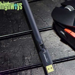 Comfast อะแดปเตอร์รับสัญญาณบลูทูธไร้สาย USB 5.1 สําหรับเดสก์ท็อป [highways.th]