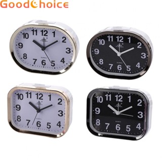High Quality Student Alarm Clock Silent Sweep Loud Ringing White/Black