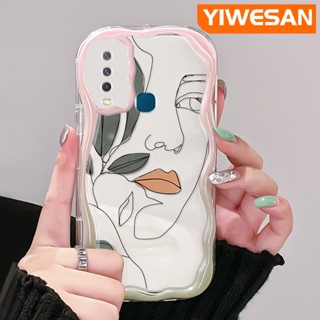 เคสโทรศัพท์มือถือ ซิลิกาใส แบบนิ่ม กันกระแทก ลายครีม สําหรับ VIVO Y12 Y15 Y17 Y12i Y3 Y3s 2020