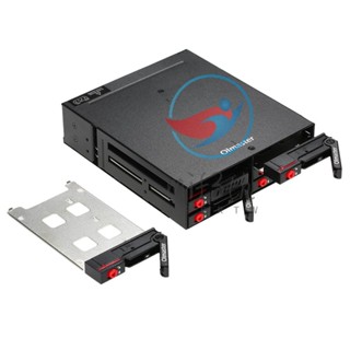 Oimaster ฮาร์ดไดรฟ์ SATA HDD SSD 6 Bays รองรับ 2.5 นิ้ว พร้อมพัดลมระบายความร้อน 6Gbps สําหรับ PC 5.25 นิ้ว