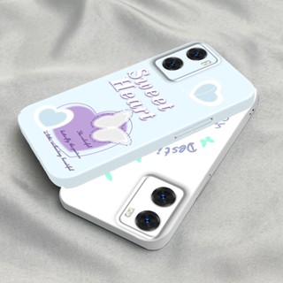 เคสโทรศัพท์มือถือ PC แข็ง ปิดด้านหลัง ลายผีเสื้อ สไตล์เกาหลี สําหรับ Oppo A57 2022 4G A77s A77 A17 F11 A9 A5 A11 A55 A56 A92S Reno4 Z A93