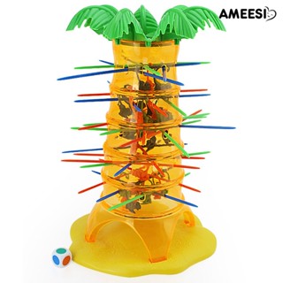 Ameesi ชุดของเล่นเพื่อการศึกษา สําหรับเด็ก Dump Monkey Falling Board Game Kids Birthday Gift