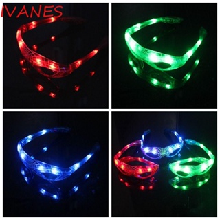 Ivanes แว่นตาเรืองแสง ลายการ์ตูนสไปเดอร์แมน มาร์เวล สไปเดอร์แมน LED สําหรับประดับตกแต่ง