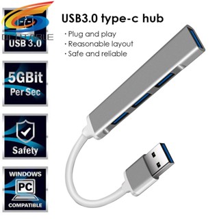 [Qcutable.th] อะแดปเตอร์ฮับแยก USB C USB 3.0 Type-C 5 Gbps 4 พอร์ต สําหรับ PC