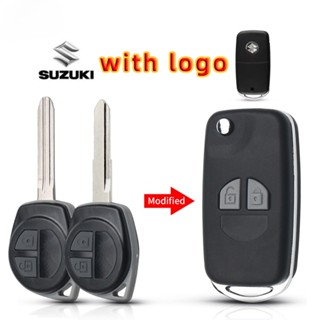 ใหม่ เคสกุญแจรีโมตรถยนต์ 2 ปุ่ม สําหรับ SUZUKI SWIFT GRAND VITARA