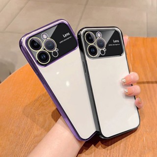 เคสโทรศัพท์ซิลิโคน TPU ใส แบบนิ่ม กันกระแทก ป้องกันเลนส์กล้อง สําหรับ iPhone 11 Pro Max X XS 11 X