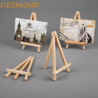 Desmond มาใหม่ ขาตั้งไม้ ขนาดเล็ก 8*15 ซม. สําหรับวางนามบัตร ตกแต่งโต๊ะ งานแต่งงาน ปาร์ตี้ 10 ชิ้น