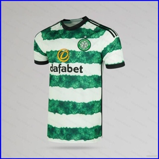 เสื้อยืดแขนสั้น ลายทีมฟุตบอล Celtic Home Jersey BS1 2023-2024 พลัสไซซ์ SB1