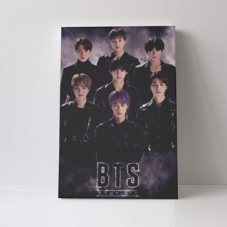 ภาพวาดผ้าใบ รูป BTS HD ขนาด 40x60 ซม. สําหรับตกแต่งผนังบ้าน