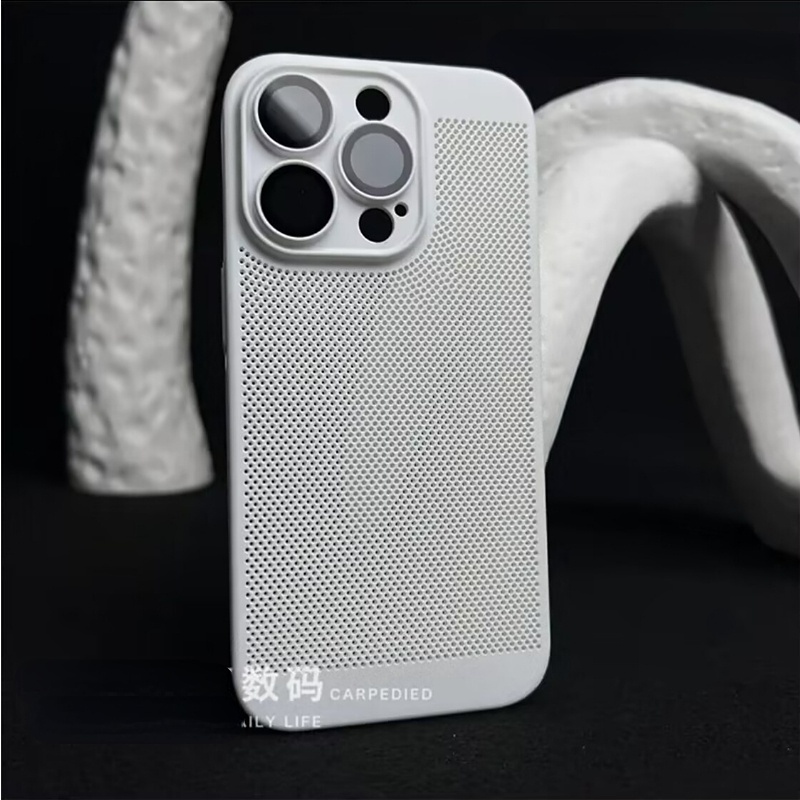 เคสโทรศัพท์มือถือแบบกระจก บางมาก กันกระแทก กระจายความร้อน รูปที่ 8