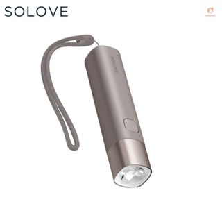 Onlylove ใหม่ SOLOVE X3 ไฟฉายไฟฟ้า 3000mAh ชาร์จ USB ความสว่าง EDC ไฟฉาย แบบพกพา มินิ LED ไฟฉาย สําหรับจักรยาน